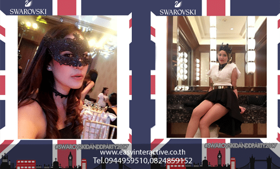 ให้เช่าปริ้นรูปจากinstagram งาน swarovskidanddparty2017 โรงแรม The Peninsula Bangkok